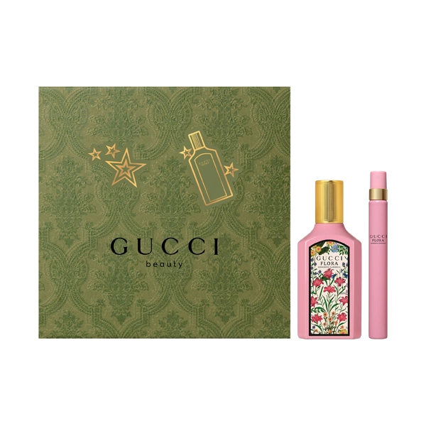 【美品】GUCCI FLORA 50ml&10ml セット Gucci Flora Gorgeous Magnolia Gift Set EdP 50ml + Body
