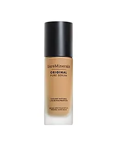 bareMinerals Original Pure Serum Radiant Natural Liquid Foundation Mineral SPF 20-Light Warm 2.5