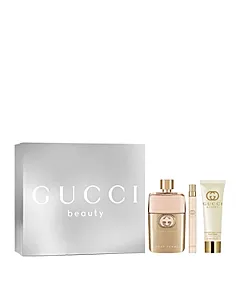 GUCCI Guilty Pour Femme Eau de Parfum Giftset 90ml and Miniature 10ml and Body Lotion 50ml 