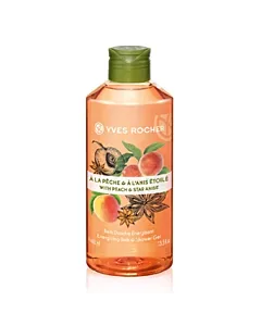 Yves Rocher Energizing Bath and Shower Gel Peach & Star Anise 400 ml