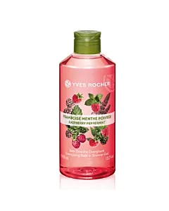 Yves Rocher Energizing Bath and Shower Gel Raspberry Peppermint 400 ml 