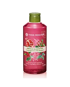 Yves Rocher Energizing Bath and Shower Gel Pomegranate Pink Berries 400 ml