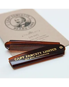 Captain Fawcett Folding Pocket Beard Comb (CF.82T)