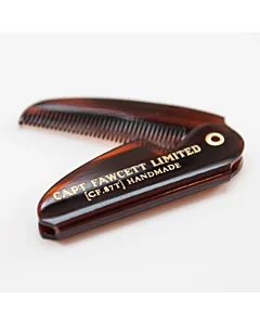 Captain Fawcett Folding Pocket Moustache Comb (CF.87T)