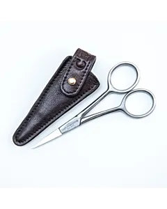 Captain Fawcett Grooming Scissors with leather pouch