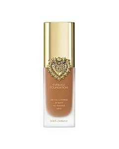 Dolce&Gabbana Everlast Foundation 25W Medium Deep - 24H Full Coverage 3D Matte No Transfer Sunscreen Broad Spectrum SPF 20