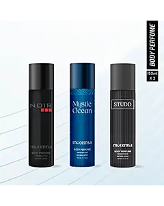 Mocemsa Body Perfume Gift Pack - Noir And Mystic Ocean And Studd